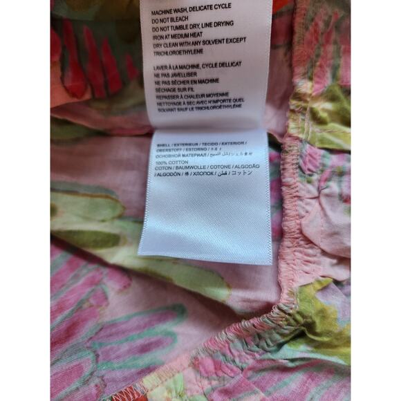 NWT Farm Rio x Anthropologie Smocked Cover-Up Midi Dress Size S #NC414 - Picture 10 of 10